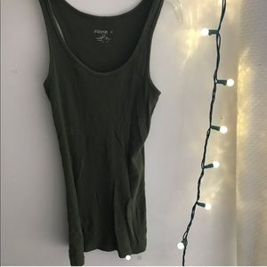 Xhilaration forest green tanktop